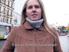 Чешский профессиональный пикапер трахнул девушку за деньги