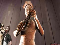 Необычная подборка секс сцен с мульт героями из "Silent Hill"