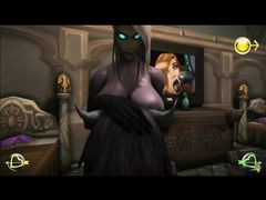 Демоницы транссексуалки из вселенной "World of Warcraft" трахаются